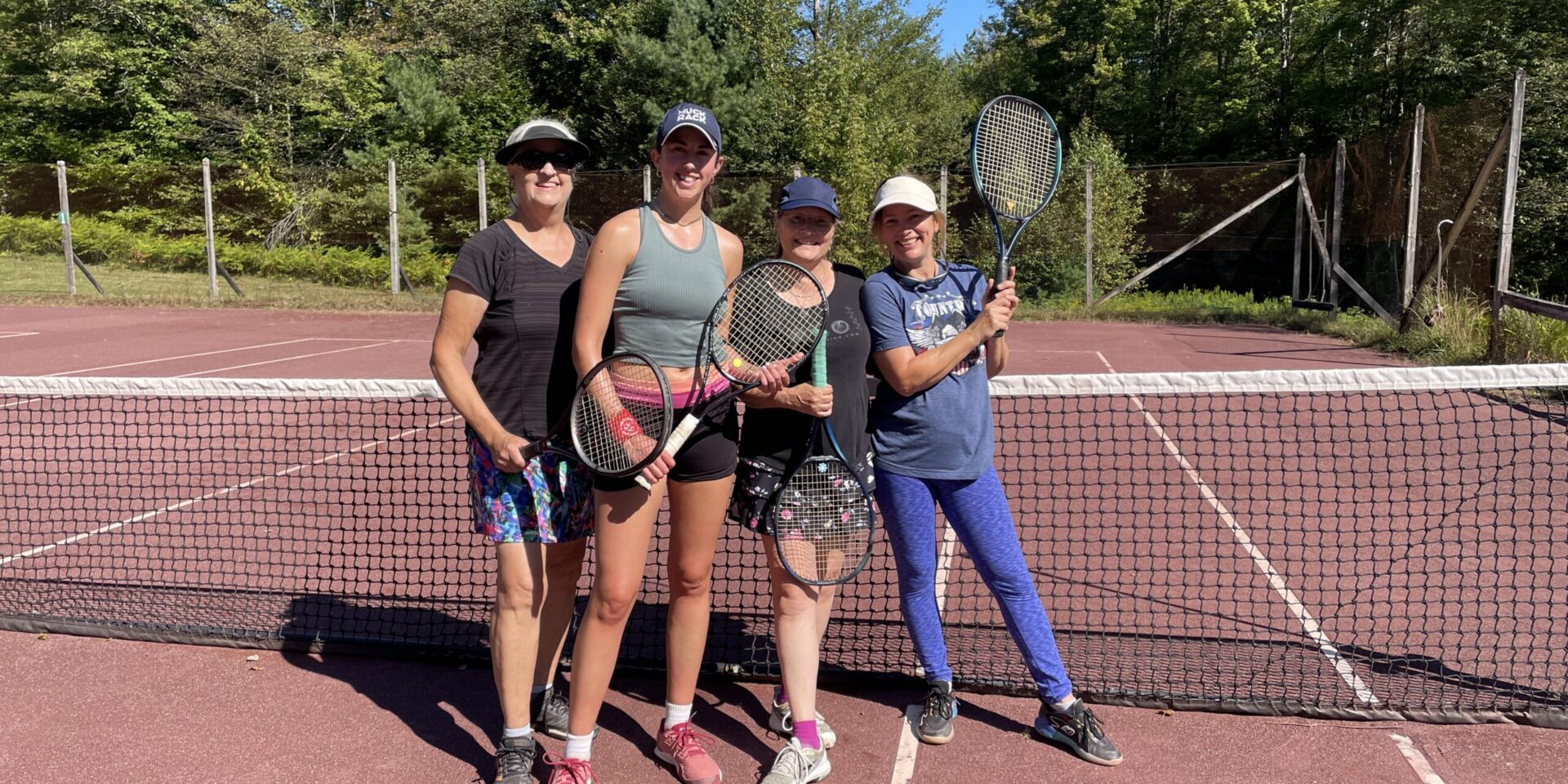 IMG_9319 Labor Day Tournament Women's Doubles Champions Blaine and Hadley Laskowski and Finalists Peggy Clement and Cathy Giannattasio Labor Day Tournament Women's Doubles Champions Blaine and Hadley Laskowski and Finalists Peggy Clement and Cathy Giannattasio